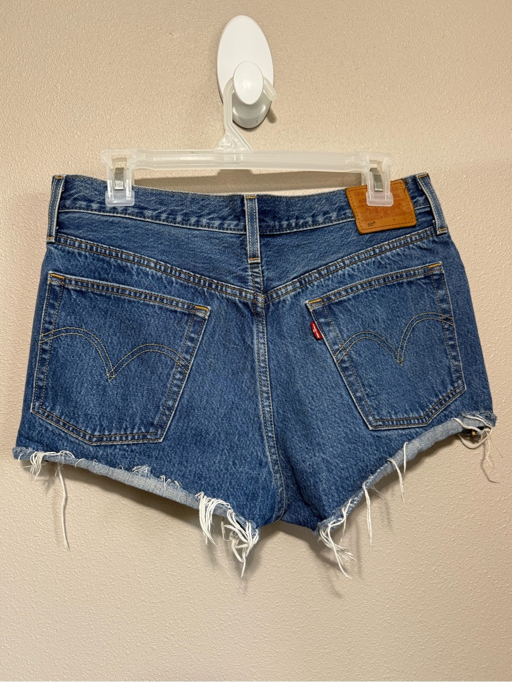 Levi’s 501 Dark Wash Button Fly Jean Shorts Sz. 30